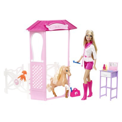 Pink Pony Doctor Barbie